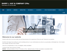 Tablet Screenshot of barryjkaycpas.com